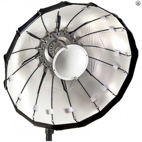 Pixapro 42cm 16" Beauty Dish Bowens Tipo S Argento Interni DIFFUSORE A NIDO D'APE 